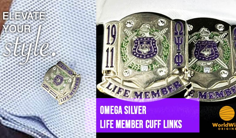 Omega Psi Phi Cuff Links: A Symbol of Pride and Prestige