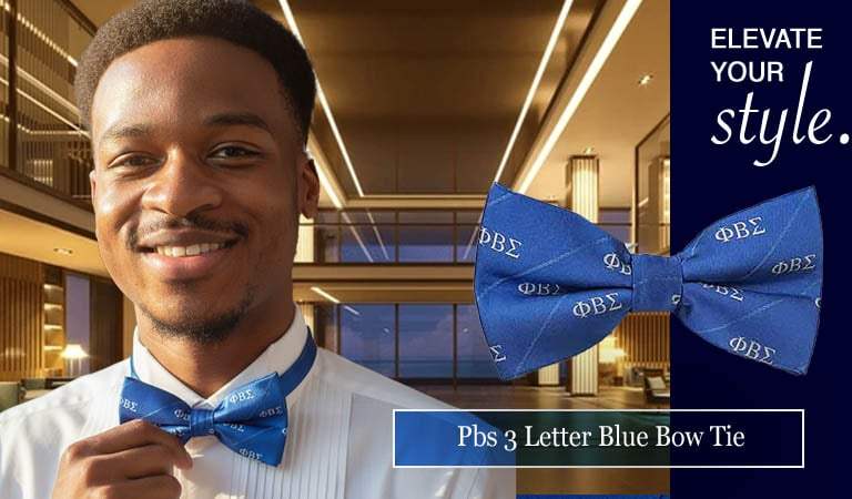 Greek Paraphernalia Spotlight: The PBS 3 Letter Bow Tie