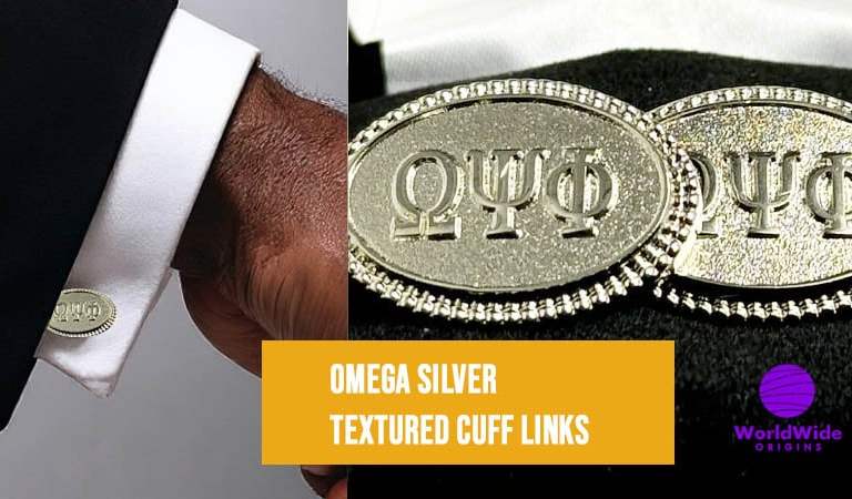 The Ultimate Style Upgrade: Omega Silver Textured Cufflinks