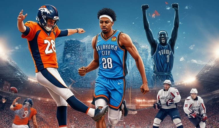 The Winner’s Circle: Broncos’ Clutch Kick, Thunder’s Momentum, and Capitals’ Dominance