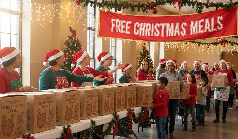 For Free Christmas Meals in St. Louis