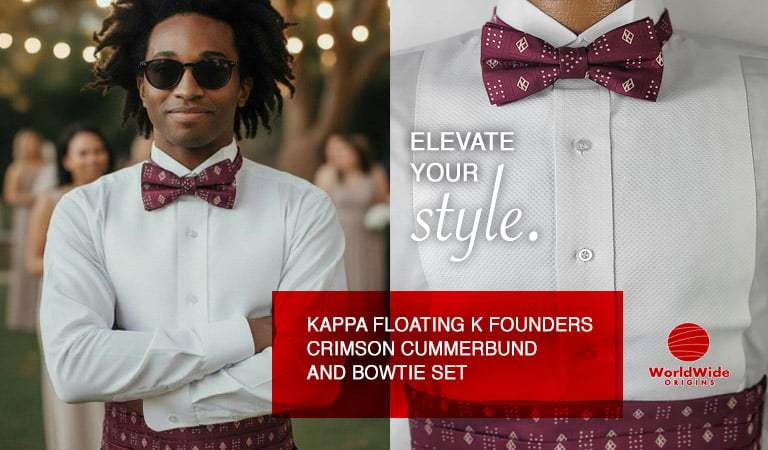 Gifts for Kappa Alpha Psi: The Perfect Bow Tie and Cummerbund Set