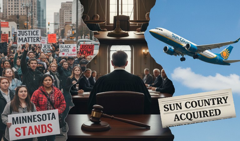 ICE Surge Protests, Federal Lawsuits, and Sun Country’s $1.5B Deal: Minneapolis and St. Paul’s Week In Review