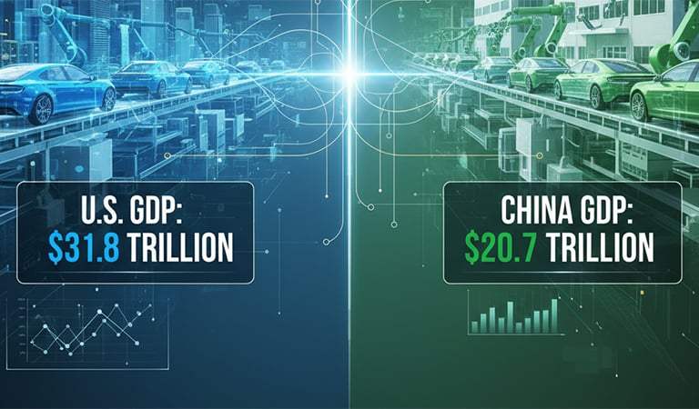 China GDP vs US GDP: The 2026 Economic Showdown