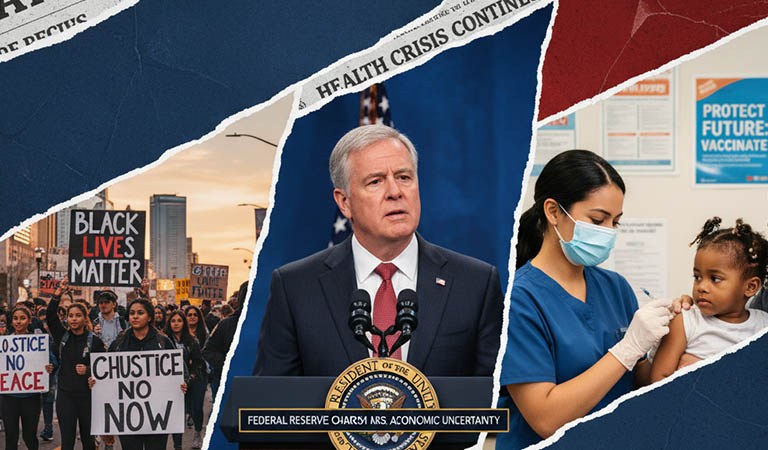 Top World News Stories: ICE Unrest, Kevin Warsh for Fed, and Health Crisis