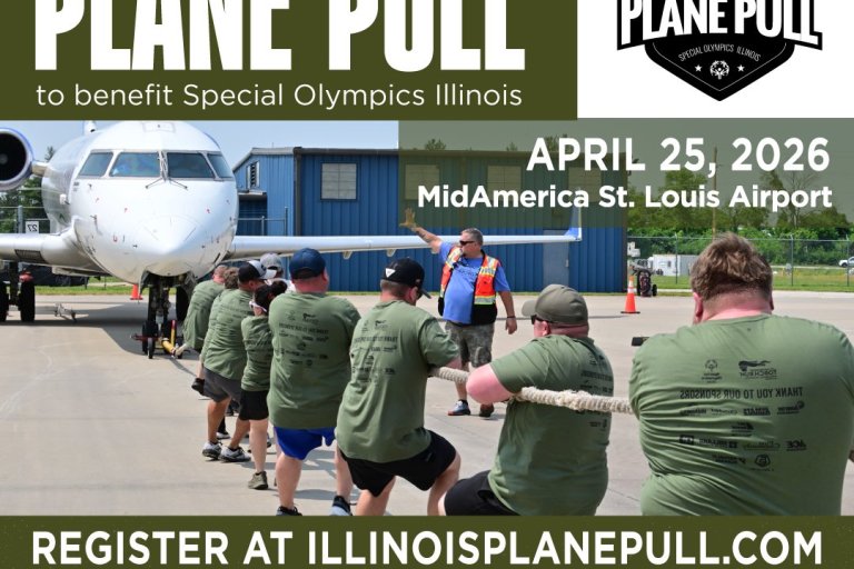 Illinois Law Enforcement Torch Run & Special Olympics Illinois to Host Second Annual Southern Plane Pull at MidAmerica St. Louis Airport