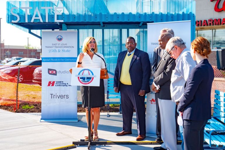 Partners Transformed MetroBus Stop in East St. Louis’ Retail Corridor