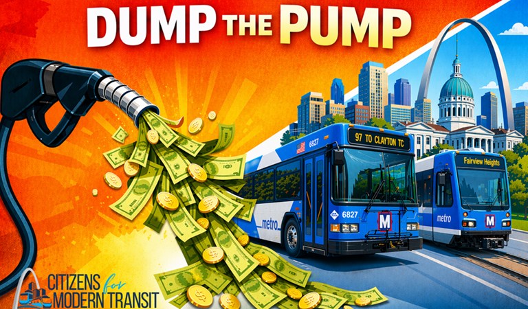 Celebrate National Dump the Pump Day with Free Transit Passes from Citizens for Modern Transit