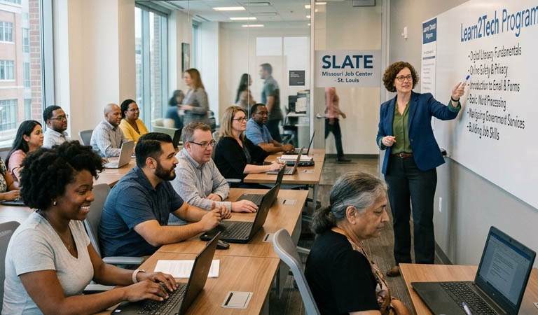 SLDC’s Learn2Tech Digital Literacy Program Expands to SLATE Missouri Job Center