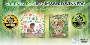 Washington D.C. Children’s Publisher is Honored with the 2026 Green Earth Book Awards, Two Nature-Focused Books