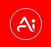AI Logo Square Red