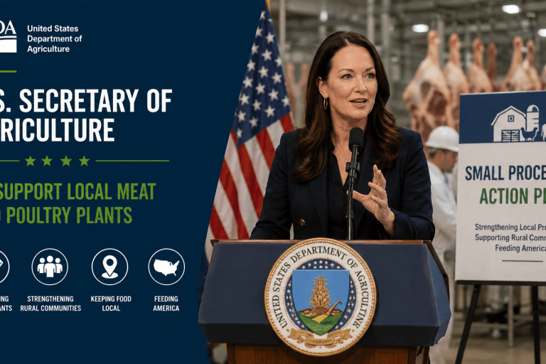 USDA Announces Improved Support, Reduced Burdens, and $60 million in Investments to Support Small Meat and Poultry Plants