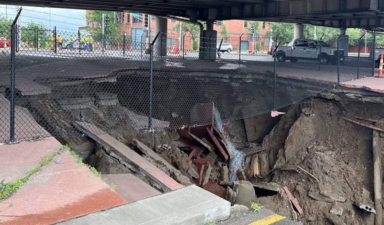 Sinkhole Under I-44 in St. Louis Triggers Major Highway Closures