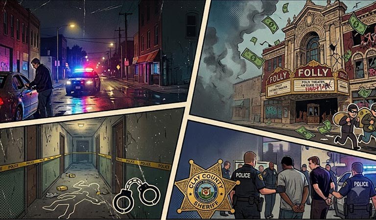 St. Louis’ Crime Chime: Gas Station Slaughters, A $600K Theater Wreck, and the 100-Business Burglary Ring Smashed