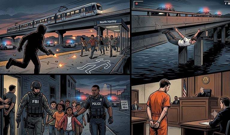 St. Louis’ Crime Chime: MetroLink Transit Bloodshed, The 50-Foot Table Rock Bridge Plunge, and a FBI World Cup Child Trafficking Sting!