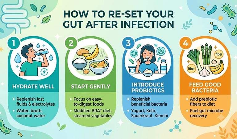 How to Re-set Your Gut After Infection