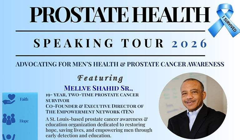 “I SURVIVED”: Mellve Shahid Sr. Launches the 2026 Prostate Health Speaking Tour in St. Louis