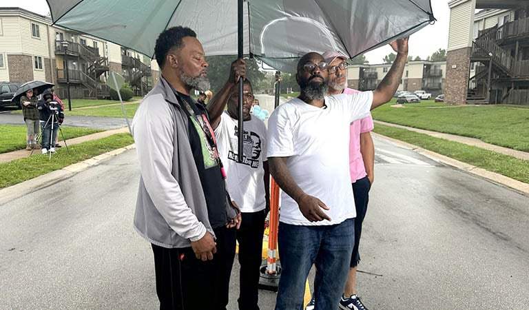 Ferguson Community Rebuilds Michael Brown Jr. Memorial Ahead of Legacy Weekend