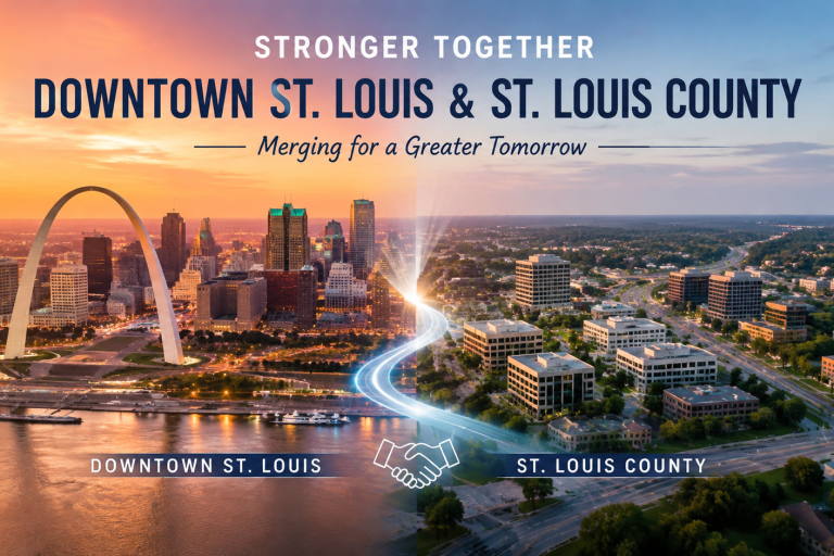 The ones who hate on downtown St. Louis, are just as drunk as the one who ended the marriage with St. Louis County of 1876