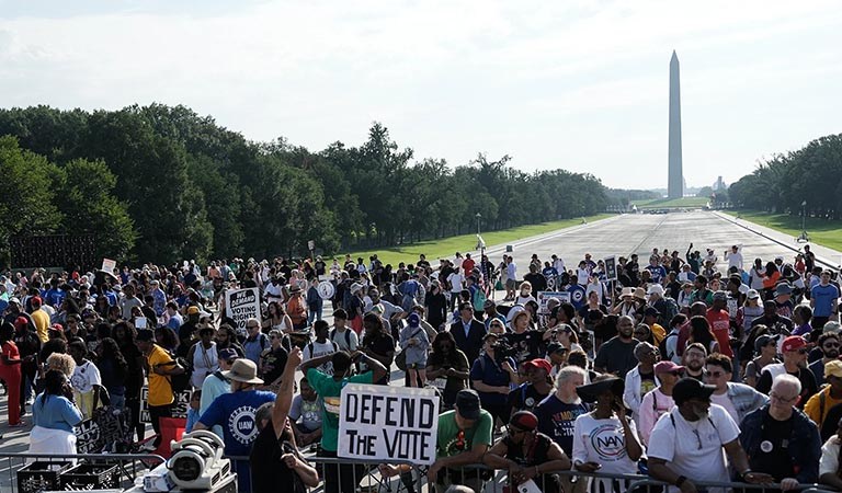 Broken Commutes, Multi-Million Dollar Classrooms, and Historic Rallies: Bus Shortages, Ward 3 Investments, and National Voting Rights: D.C.’s Week In Review