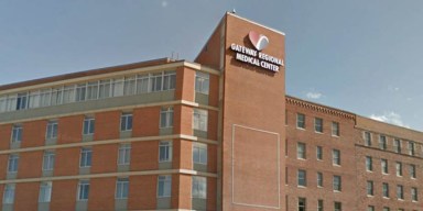 Gateway Regional Medical Center building in Granite City Illinois during regional healthcare review
