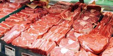 Wholesale food supply facility preparing imported beef shipments under new federal tariff guidelines.