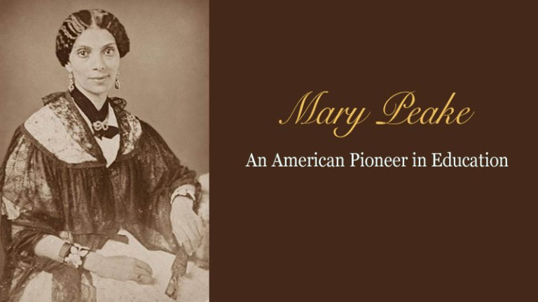 Mary Peake: An American Pioneer in Education