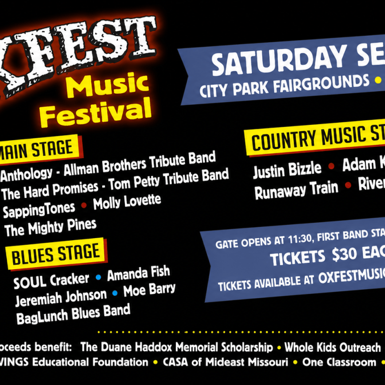 Oxfest Music Festival & Charity Benefit – September 19