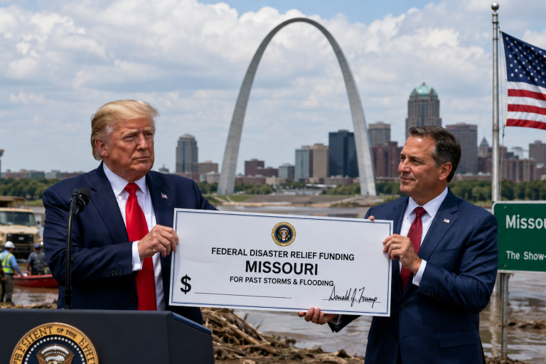 President Trump Approves Missouri Governor Kehoe’s Request for Major Disaster Declaration Following July 9-11 Flash Flooding and Severe Storms