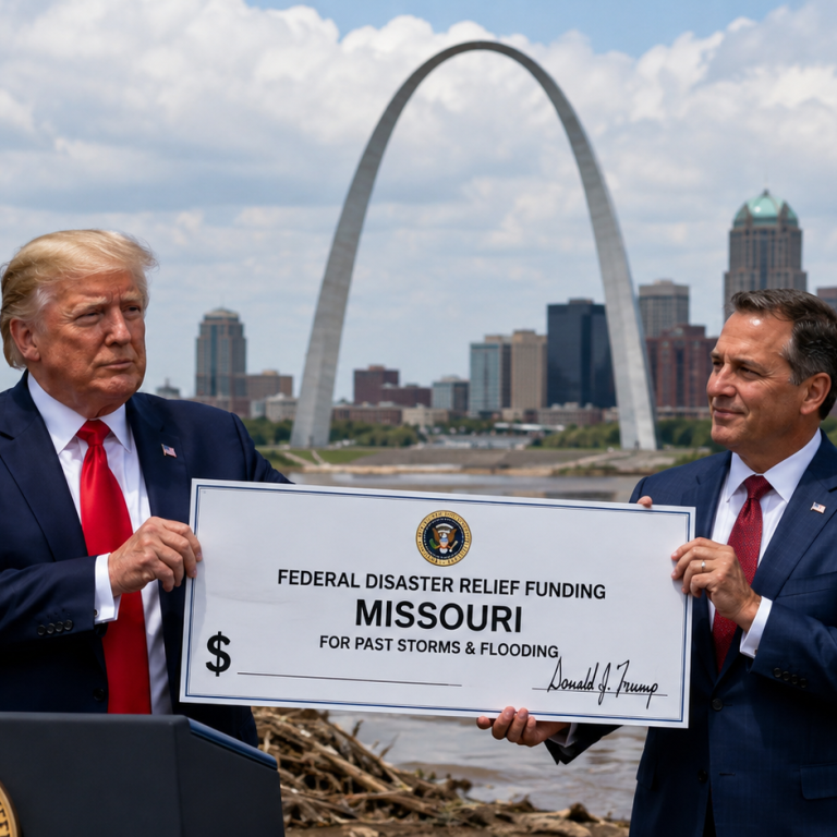 President Trump Approves Missouri Governor Kehoe’s Request for Major Disaster Declaration Following July 9-11 Flash Flooding and Severe Storms