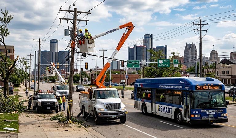 Tornado Aftermath, SMART Transit Funding Wins, and Music Hall Fire Restoration Shape Detroit: Detroit’s Week In Review