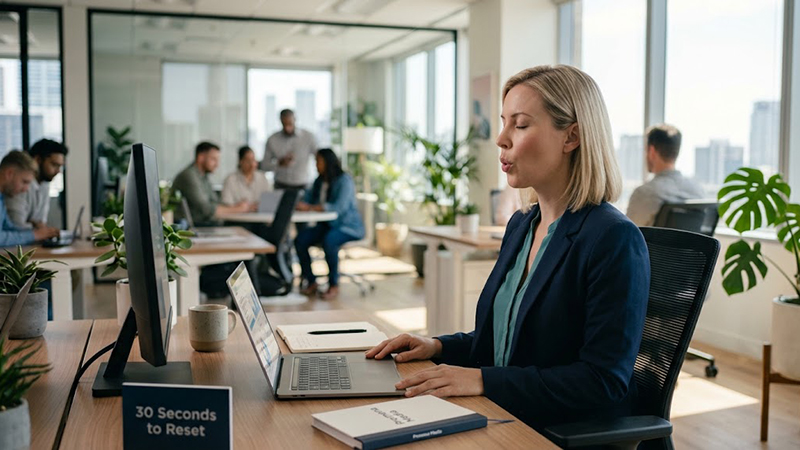 Wellness Wednesdays: Ditch Hustle Culture: Reset Your Nervous System and Crush Workplace Anxiety in Just 30 Seconds