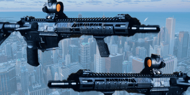 Cook County semi-automatic rifle regulations challenged as firearms overlay the Chicago skyline