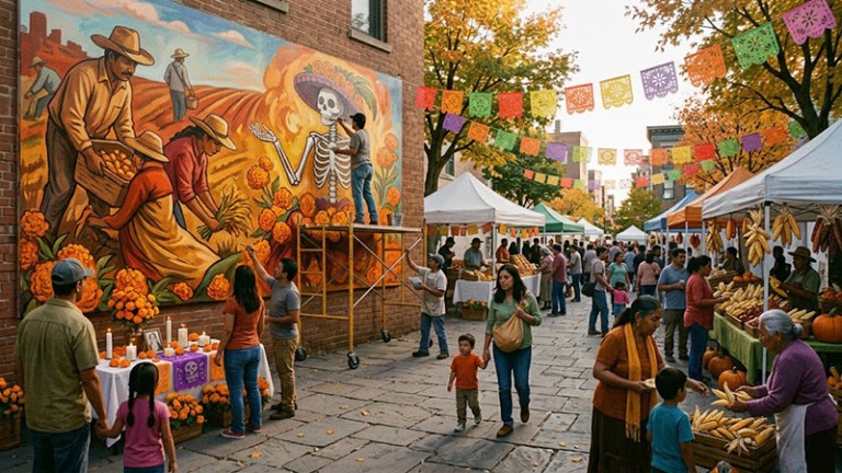 Fall Vibes: Blood, Soil, and Cempasúchil: Why Fall Belongs to the Hustle and Heart of Hispanic Art