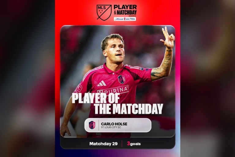 St. Louis CITY SC Midfielder Carlo Holse Voted MLS Player of the Matchday Presented by Michelob Ultra